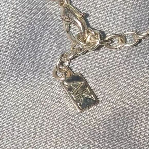 Anne Klein  Black and Silver Beaded Necklace 15" 2.5" Extender - Picture 8 of 8